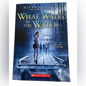 What Waits in the Water by Kieran Scott Scholastic Paperback Book